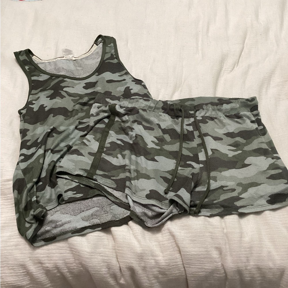Lucky Brand Camo Pajama Set